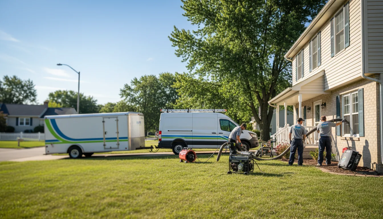 Flooded Basement Restoration And Cleanup With Repair in De Kalb Junction, NY near me